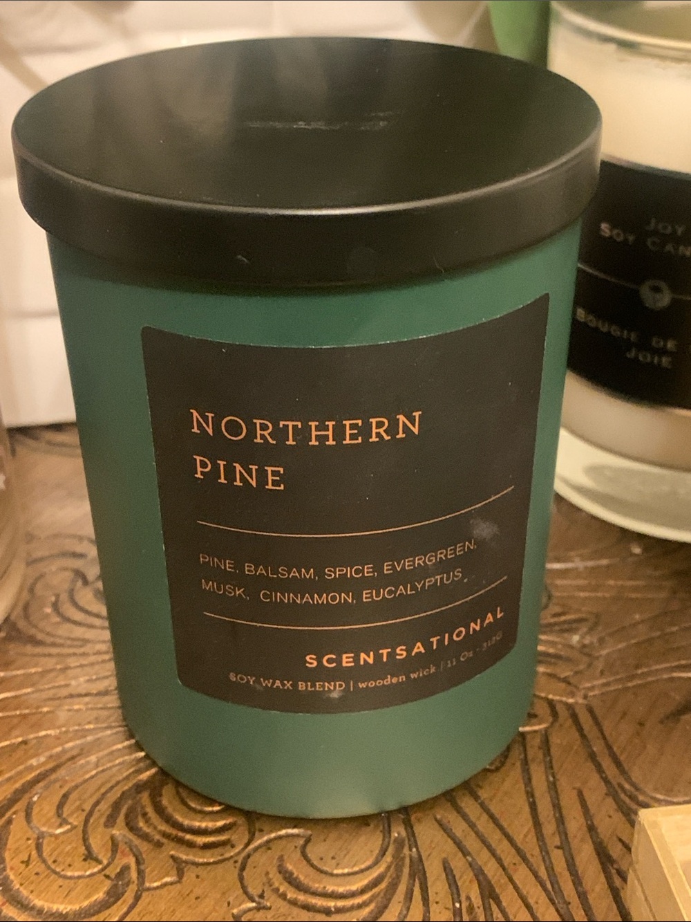Scentsational Northern Pine Soy Wax Blend Candle 11 Oz